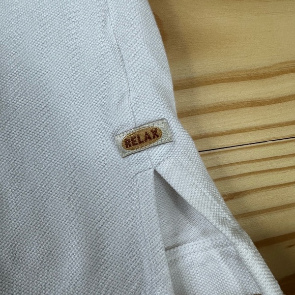 Tommy Bahama White Collared Shirt - Picture 5 of 5